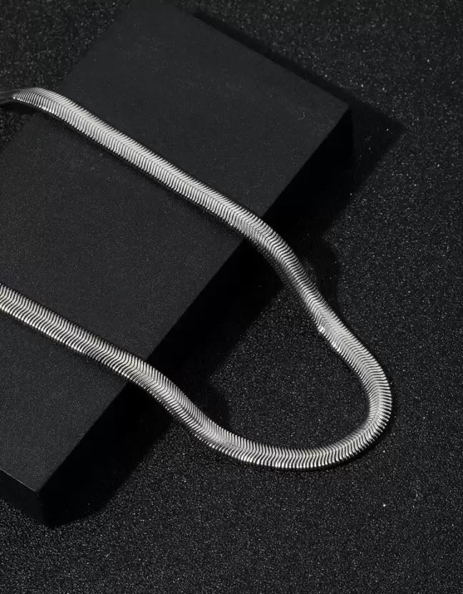 PACK OF 3 ITALIAN STAINLESS STEEL SNAKE CHAINS