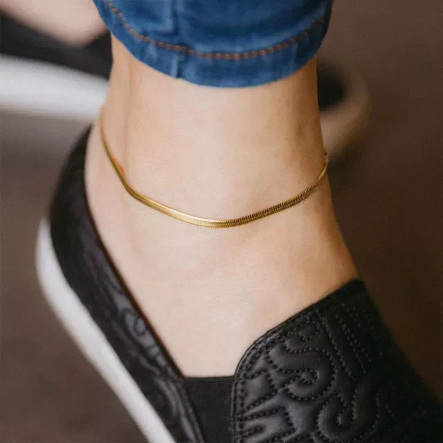 SNAKE CHAIN ANKLET