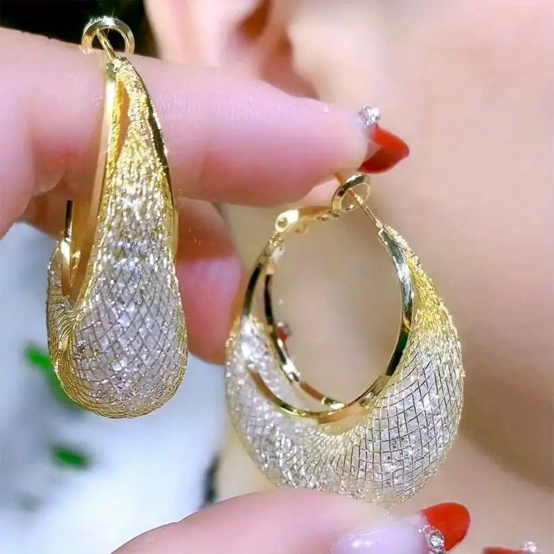 Zircon Drop Earrings