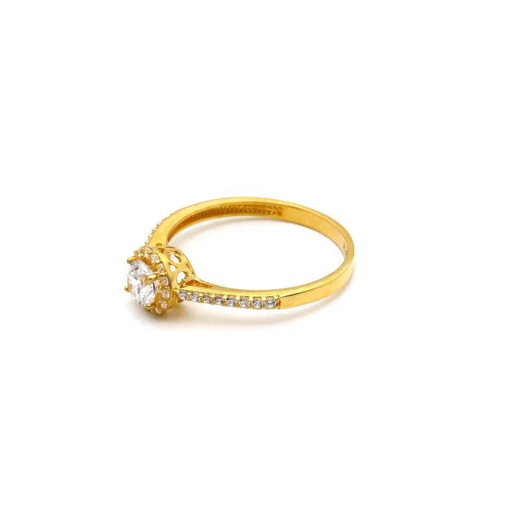 Scarlet Engagment ring gold plated