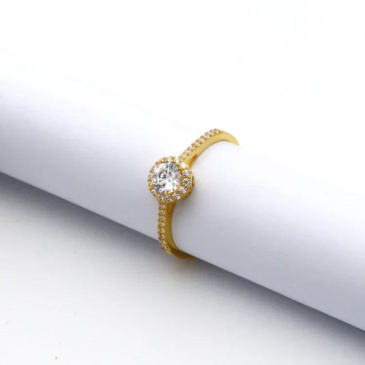 Scarlet Engagment ring gold plated