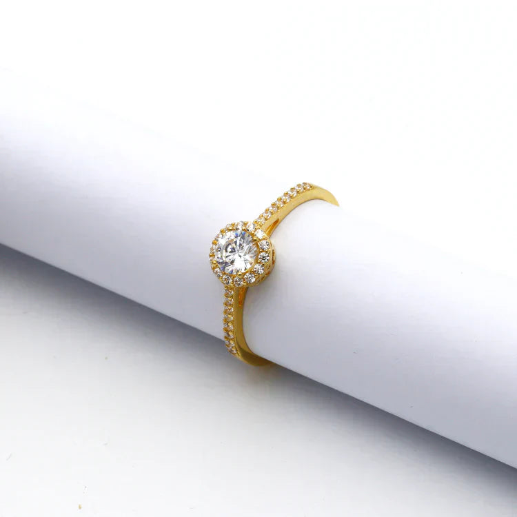 Scarlet Engagment ring gold plated