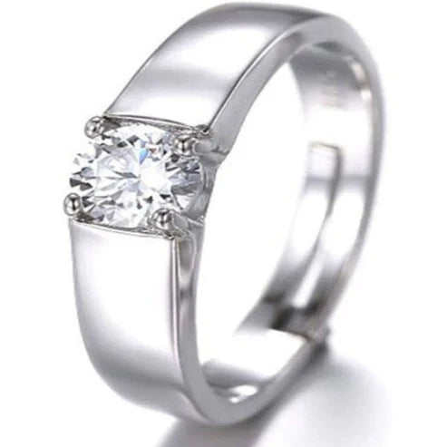 Silver Couple Rings