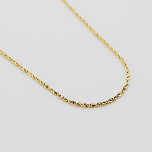3mm Rope Chain - Gold