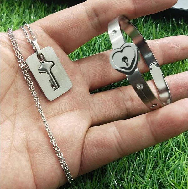 Love Lock Bracelet With Key