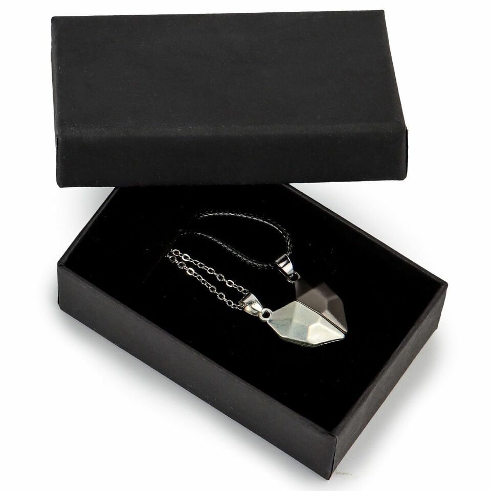 Magnetic Couple Necklace Lovers Heart Pendant
