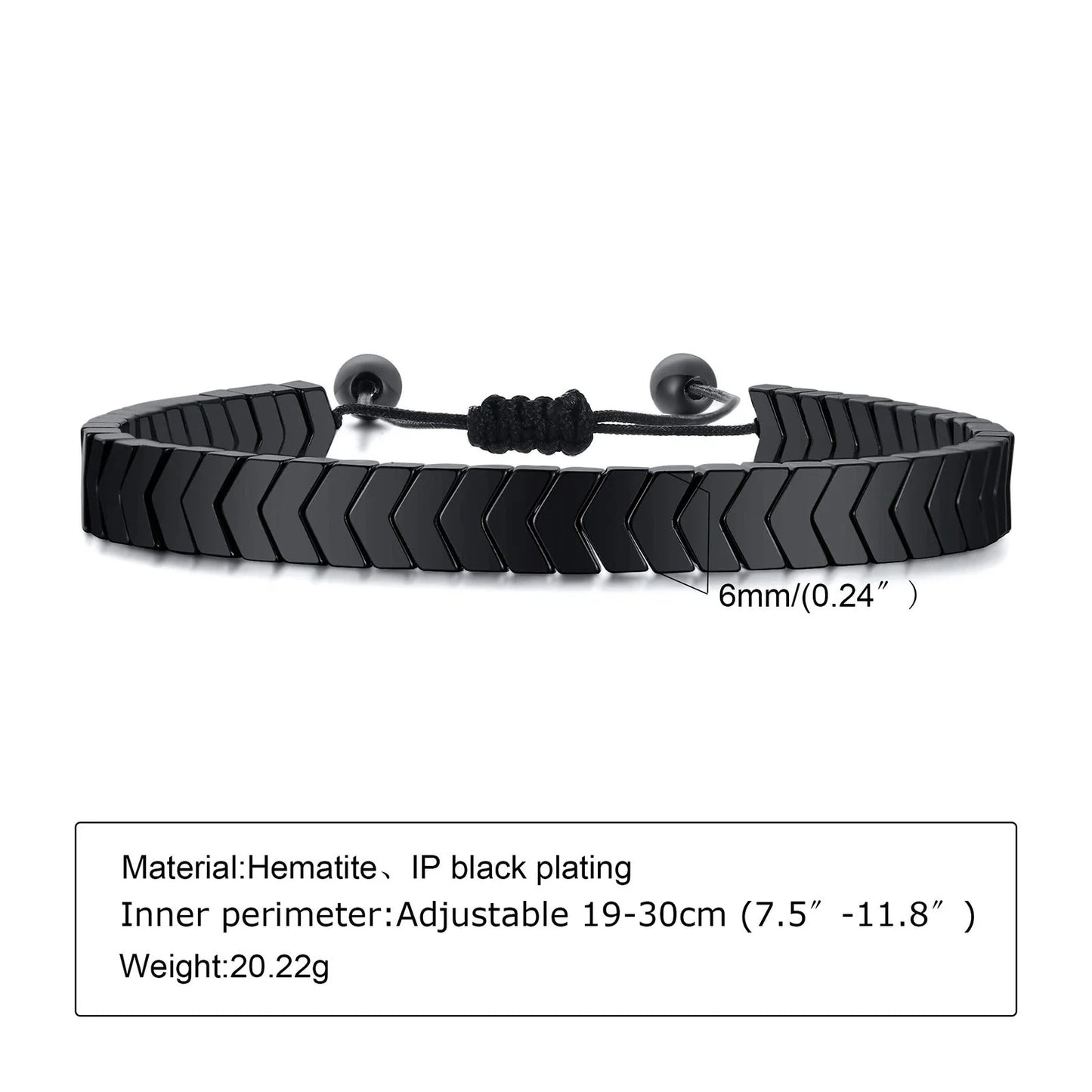 Onyx Arrow Bracelet
